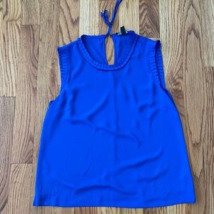 J crew sheath tank royal blue